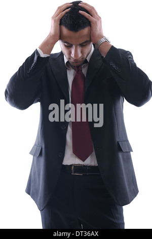 deprimiert Geschäftsmann Stockfoto
