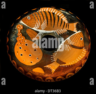 Fisch Platte Apulien 400 v. Chr. griechische Griechenland Stockfoto