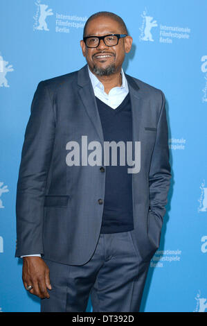 Berlin, Deutschland. 7. Februar 2014. Forest Whitaker während der "zwei Männer in der Stadt / La Voie de ennemi" Photocall auf der 64. Internationalen Filmfestspiele Berlin / Berlinale 2014 am 7. Februar 2014 in Berlin, Deutschland-Credit: Dpa picture-Alliance/Alamy Live News Stockfoto