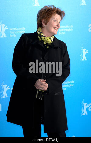 Berlin, Deutschland. 7. Februar 2014. Brenda Blethyn während der "zwei Männer in der Stadt / La Voie de ennemi" Photocall auf der 64. Internationalen Filmfestspiele Berlin / Berlinale 2014 am 7. Februar 2014 in Berlin, Deutschland-Credit: Dpa picture-Alliance/Alamy Live News Stockfoto