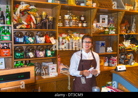 Vero Beach Florida, Cracker Barrel Old Country Store, Kette, südliches, ländliches Thema, Restaurant Restaurants Essen Essen Essen Essen Essen gehen Cafe Cafés Bistro, Geschenk. Stockfoto