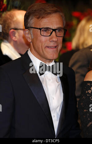 Berlin, Deutschland. 6. Februar 2014. CHRISTOPH WALTZ. Die Grand Budapest Hotel Premiere - 64. Berlin Film Festival.Berlin Germany.February 06 2014. Bildnachweis: Roger Harvey/Globe Photos/ZUMAPRESS.com/Alamy Live-Nachrichten Stockfoto