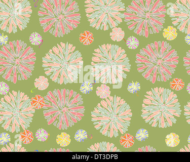 Abstrakte Blume Muster Stockfoto