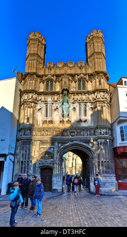 Canterbury Kathedrale in Canterbury, Kent, ist eines der ältesten und berühmtesten christlichen Bauwerke in England Stockfoto