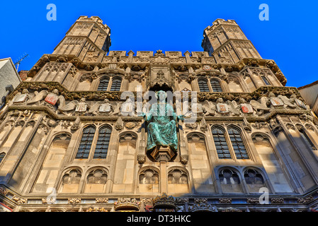 Canterbury Kathedrale in Canterbury, Kent, ist eines der ältesten und berühmtesten christlichen Bauwerke in England Stockfoto