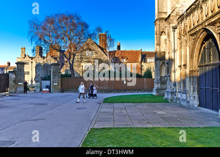 Canterbury Kathedrale in Canterbury, Kent, ist eines der ältesten und berühmtesten christlichen Bauwerke in England Stockfoto