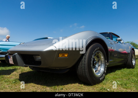 Ein Sportwagen Chevrolet Corvette Stingray Coupé Stockfoto