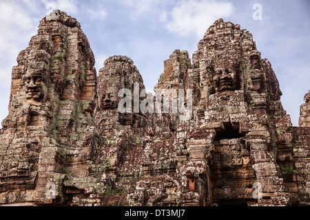 Türme des Bayon-Tempels Stockfoto