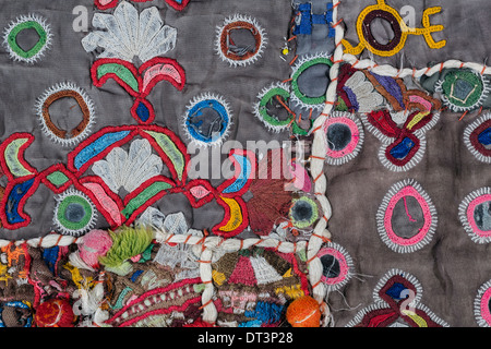 Indien, Rajasthan, Jaisalmer, Rajasthan Textil Stockfoto
