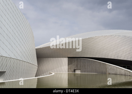 Museum 'den blå Planet' oder der blaue Planet in Kopenhagen Stockfoto