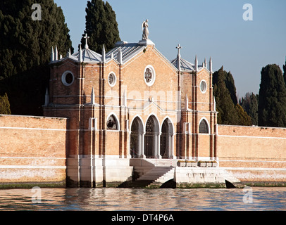 Toren der Insel-Friedhof San Michele in Venedig Stockfoto