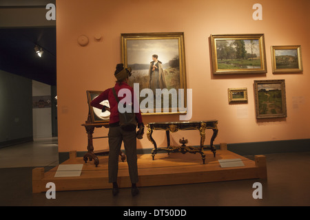 Amerikanische Gemälde aus dem 18. Jahrhundert im Brooklyn Museum, Brooklyn, New York. Stockfoto