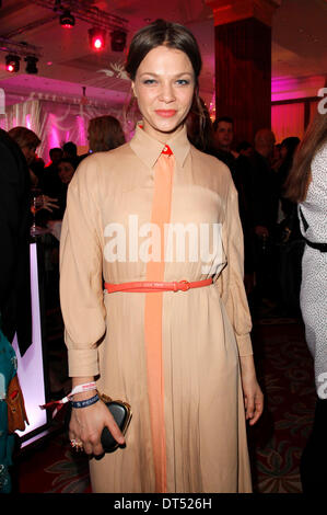 Berlin, Deutschland. 8. Februar 2014. Jessica Schwarz Teilnahme an der Medienboard Berlin-Brandenburg-Rezeption auf der 64. Internationalen Filmfestspiele Berlin / Berlinale 2014 am 8. Februar 2014 in Berlin, Deutschland. © Dpa/Alamy Live-Nachrichten Stockfoto