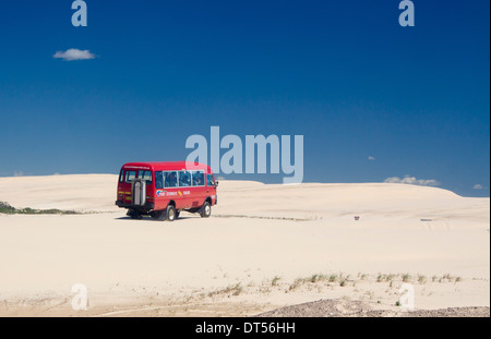 4WD Minibus Tour Stockton Dünen Worimi Conservation area Birubi Punkt Port Stephens New South Wales NSW Australia Stockfoto
