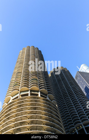 Marina City, Chicago, Illinois Stockfoto