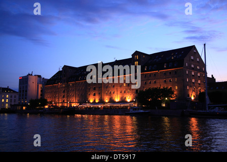 Scandic Front Hotel an der ehemaligen Pier in den Abend, Kopenhagen, Dänemark, Skandinavien, Europa Stockfoto