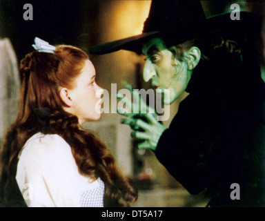 JUDY GARLAND, MARGARET HAMILTON, der Zauberer von Oz, 1939 Stockfoto