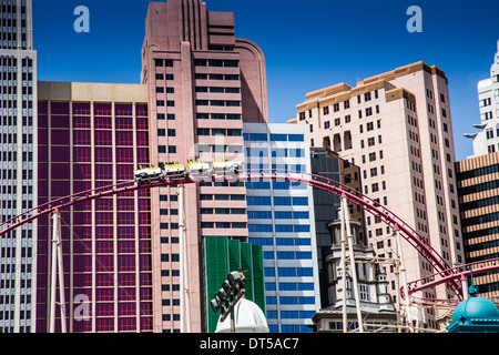 New York, New York, Las Vegas Boulevard, Las Vegas, Nevada, USA, Wolkenkratzer, Skyline von New York, New York New York Las Vegas, USA Stockfoto