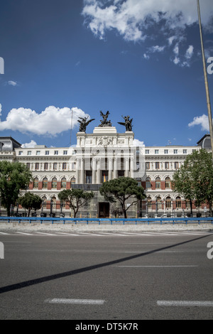 Landwirtschaftsministerium Bild der Stadt Madrid, seiner charakteristischen Architektur Stockfoto