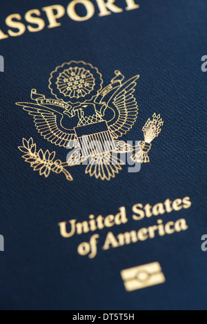 Vereinigte Staaten von Amerika-Pass Stockfoto