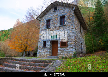 Pyrenäen Valle de Ordesa-Tal Huesca Aragon in Spanien Stockfoto