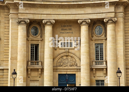 Juristische Fakultät der Universität von Paris Stockfoto