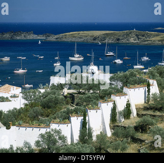 Spanien. Katalonien. Portlligat. Residenz von Salvador Dali. Provinz Girona. Stockfoto