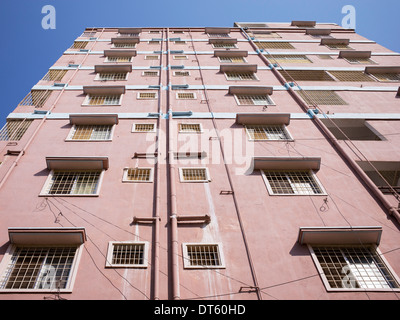 Indian Town Apartments. Puttaparthi, Andhra Pradesh, Indien Stockfoto