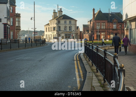 Straßenszenen, Barrow-in-Furness Stockfoto