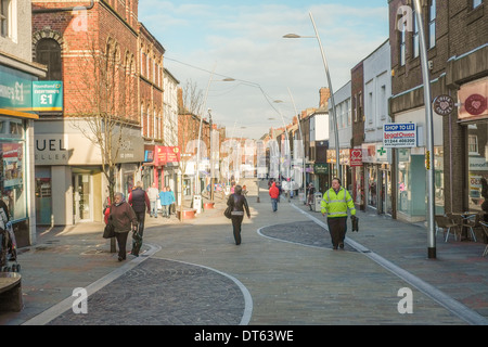 Straßenszenen, Barrow-in-Furness Stockfoto