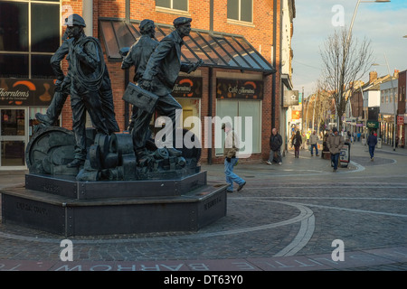 Straßenszenen, Barrow-in-Furness Stockfoto