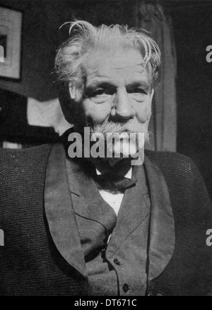 Porträt von Albert Schweitzer aus dem Archiv des Pressedienstes Portrait (ehemals Portrait Pressebüro) Stockfoto