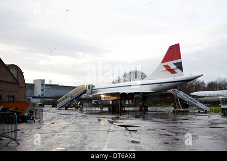 Concorde G-BBDG im Brooklands Museum in Weybridge Surrey Stockfoto