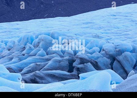 Svinafellsjokull Gletscher Islands Stockfoto