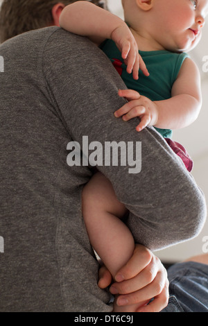 Vater mit Tochter Stockfoto