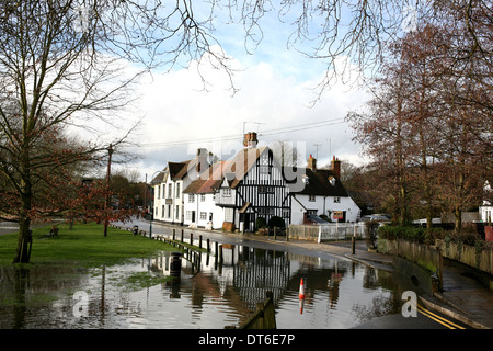 Eynsford Dorf in der Zivilgemeinde von Sevenoaks im Bezirk von Kent südöstlich von England uk 2014 Stockfoto