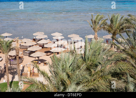 Übersicht von Makadi Beach in Hurghada Ägypten Stockfoto