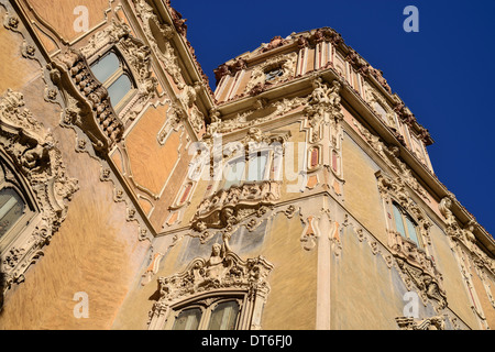 Spanien, Valencia, 15. Jahrhundert Palacio de Marques de Dos Aguas jetzt nationale Keramikmuseum oder Museo Nacional de Ceramica. Stockfoto