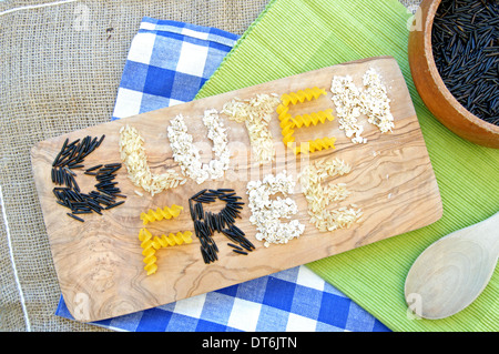 Glutenfrei Stockfoto