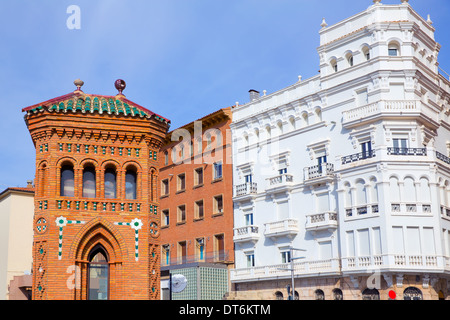 Aragon Teruel Mudéjar Gebäude der Stadt in der Nähe von Escalinata in Spanien Stockfoto