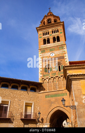 Aragon Teruel Mudejar Kathedrale Santa María Mediavilla UNESCO Weltkulturerbe in Spanien Stockfoto