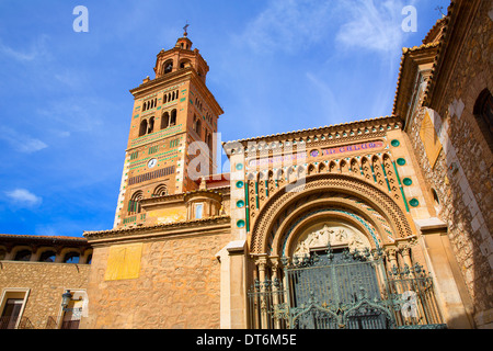 Aragon Teruel Mudejar Kathedrale Santa María Mediavilla UNESCO Weltkulturerbe in Spanien Stockfoto