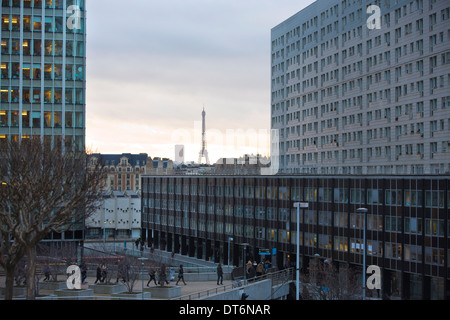 La Defense, La Défense, dem größten speziell angefertigten Geschäftsviertel Europas, Hauts-de-Seine, Paris, Frankreich Stockfoto