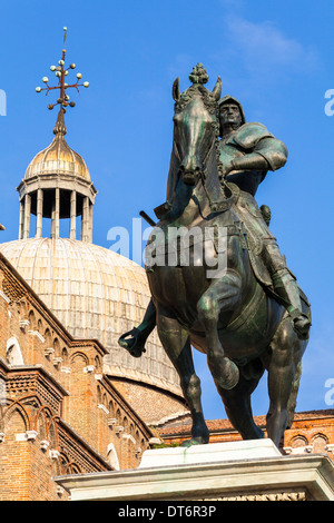 Campo Santi Giovanni e Paolo Venedig Italien Stockfoto