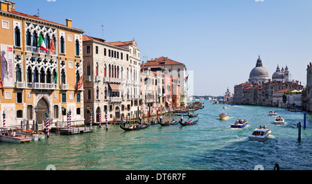 der Canal Grande vom Ponte Accademia Venedig Italien Stockfoto