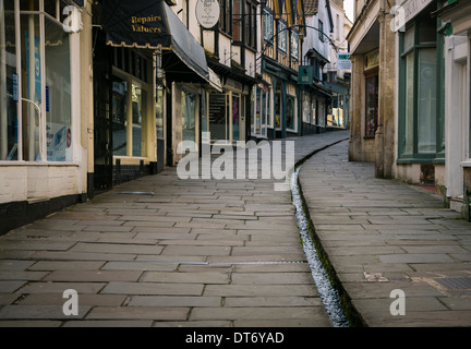 Billig Straße in Frome, Somerset ist einer der am besten erhaltenen mittelalterlichen Straßen Europas. Stockfoto