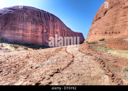 Szene in Zentralaustralien, in der Nähe von Alice springs Stockfoto