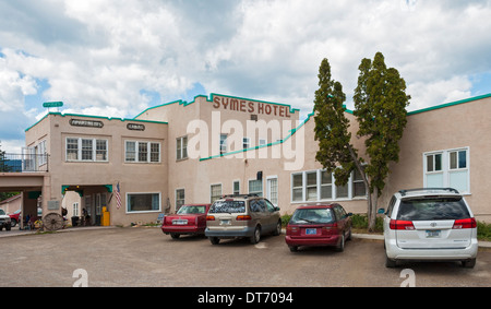 Montana, heiße Quellen, Symes Hotel fertiggestellt 1930 Stockfoto