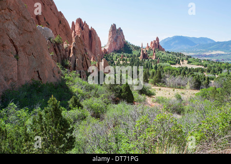 Garden of the Gods in Colorado Springs, Colorado Stockfoto