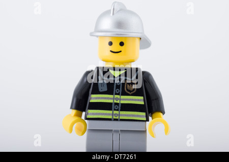 LEGO Minifigur von Lego Gruppe von Ole Kirk Christiansen erfunden gemacht Billund Dänemark Stockfoto